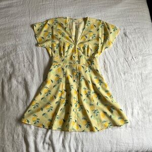 NWOT Marine Layer Camila Dress Lemons S